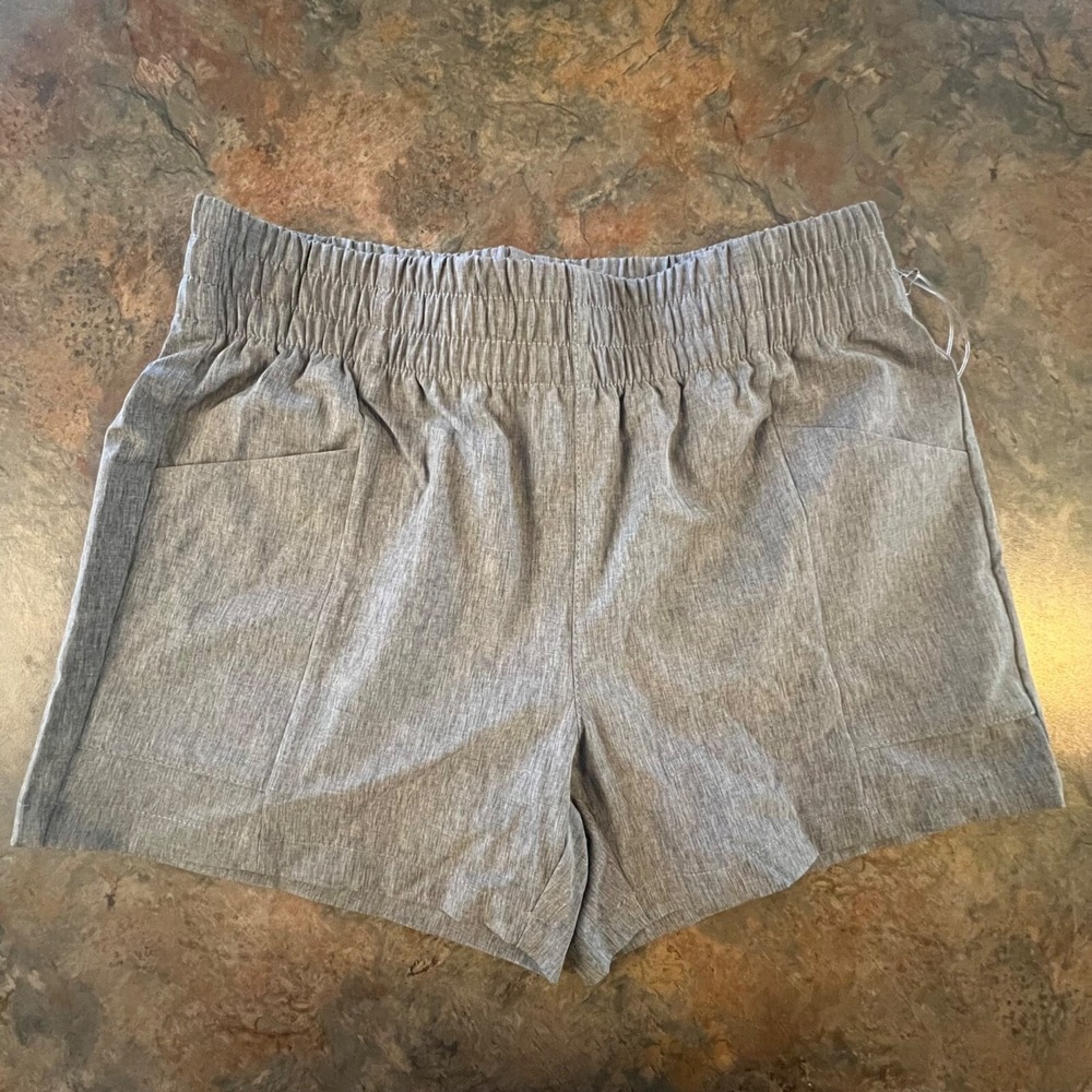 Kyodan Girls Grey Mix Elastic Waist Shorts‎ Medium